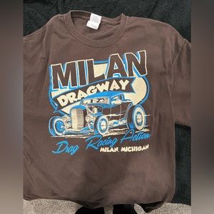 Milan dragway t shirt size xl